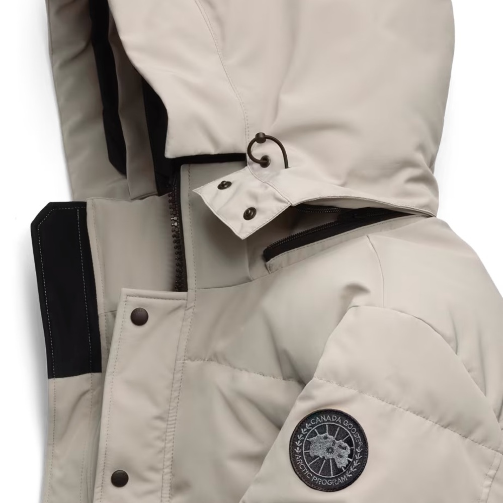 Canada Goose Beige Hooded Jacket